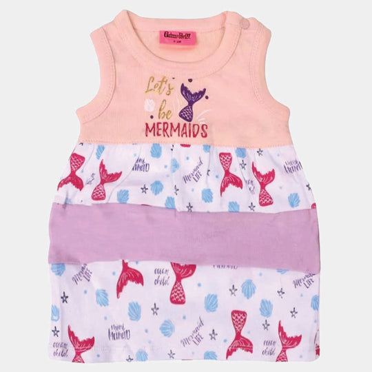 Let's Be Mermaid Romper For Infant - Multi (B-46)