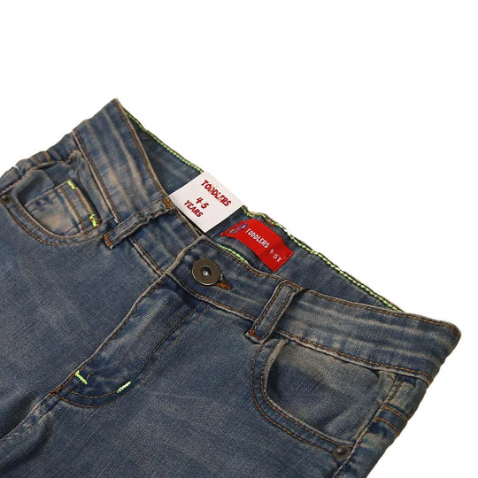 Denim Pant For Boys - Brown Tint