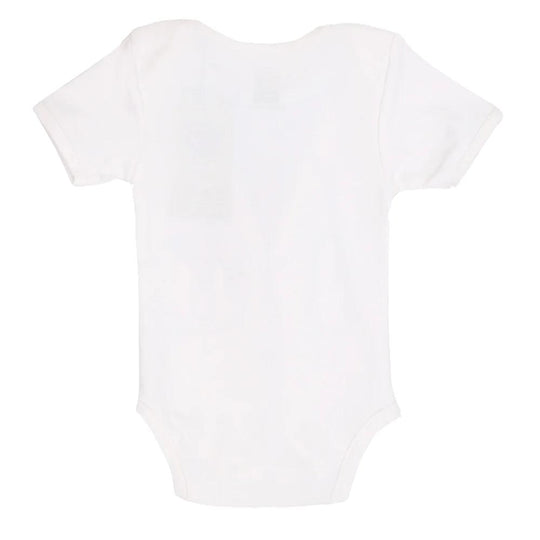 Infant Boys Knitted Romper  - White