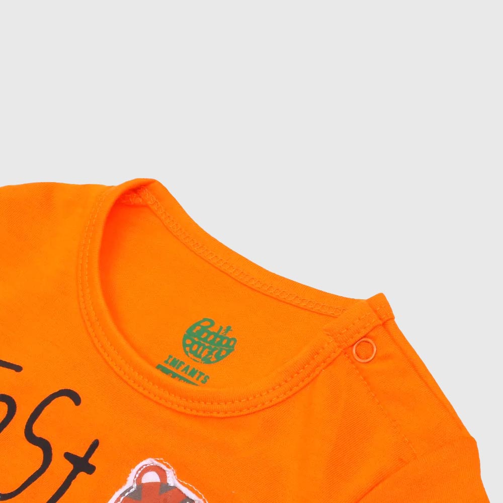 Infant Boys T-Shirt FAST BRAVE - Orange