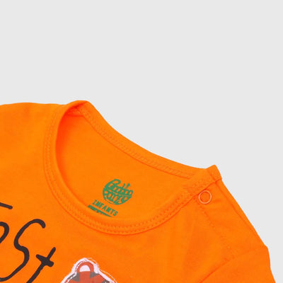 Infant Boys T-Shirt FAST BRAVE - Orange