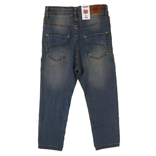 Denim Pant For Boys - Brown Tint