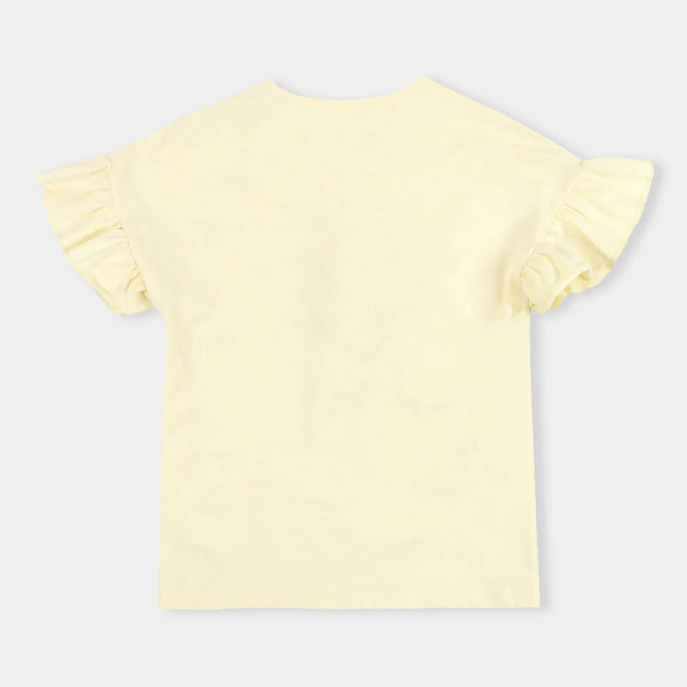 Girls T-Shirt Paint Your Dreams - Cream