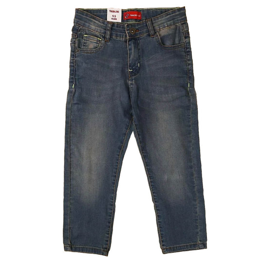 Denim Pant For Boys - Brown Tint