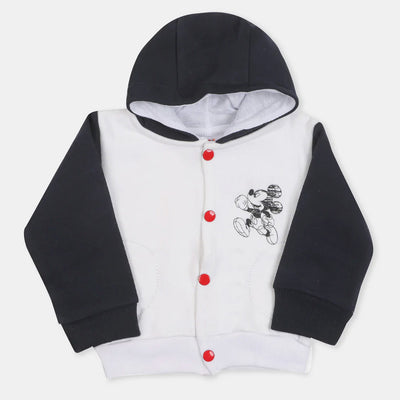Infant Boys Character Knitted Jacket - White