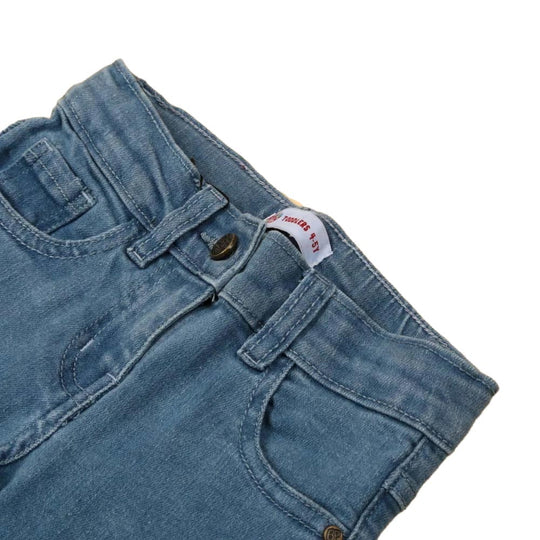 Basic Denim Pant For Girls - Blue