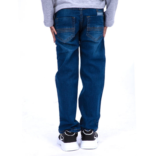 All For Fall Denim Pant For Boys - Blue