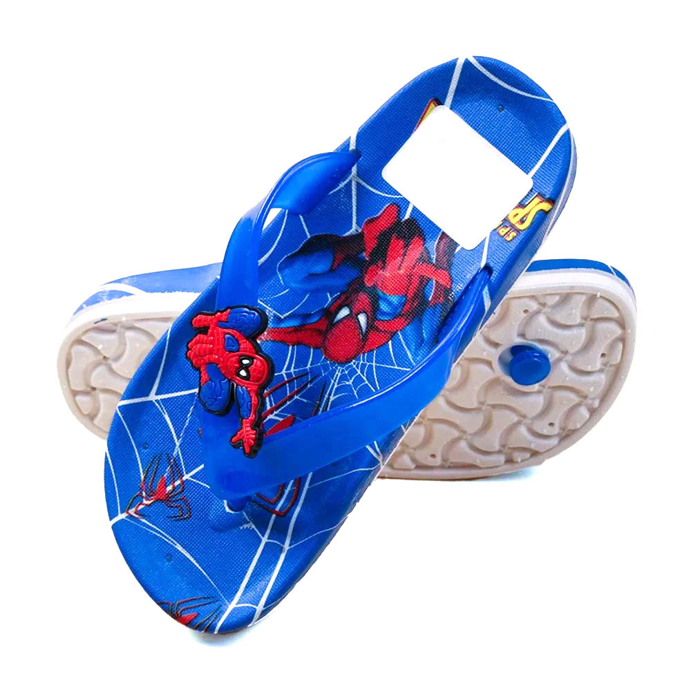 Character Casual Slippers For Boys - Blue