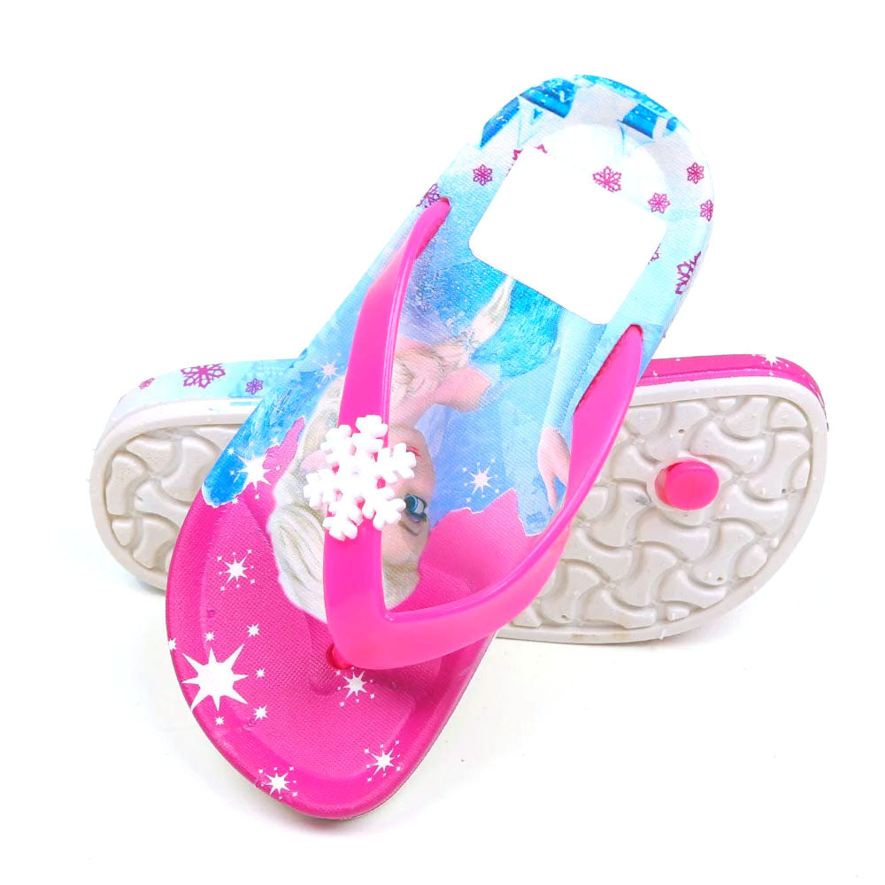 Girls Character Slipper  - Fuchsia