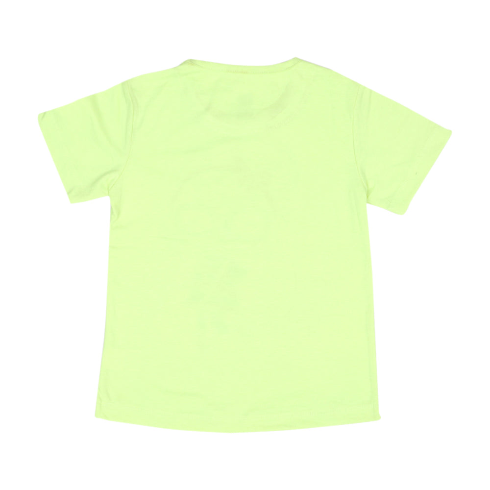 Cute Girl Printed T-Shirt For Girls - Green