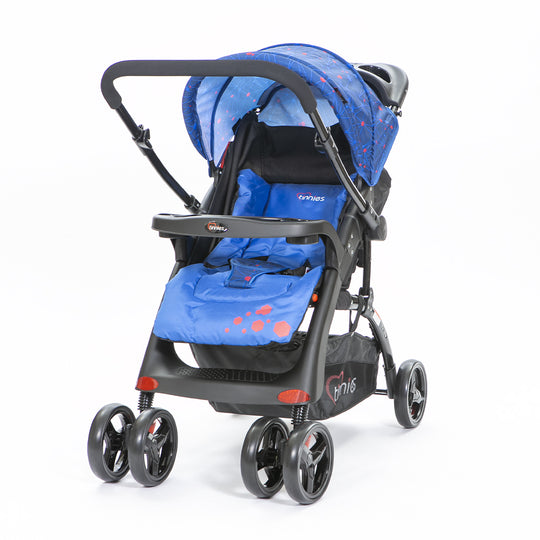 Tinnies Baby Stroller Revers Handle Royal Blue C-18D