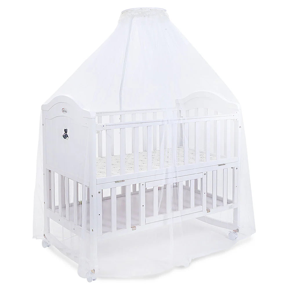 Tinnies Wooden Cot-White T901 E-C