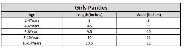 Girls Panties 3PCs | Mix