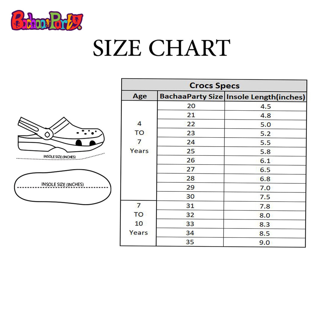 CHARACTER Boys Clogs Non Slippery