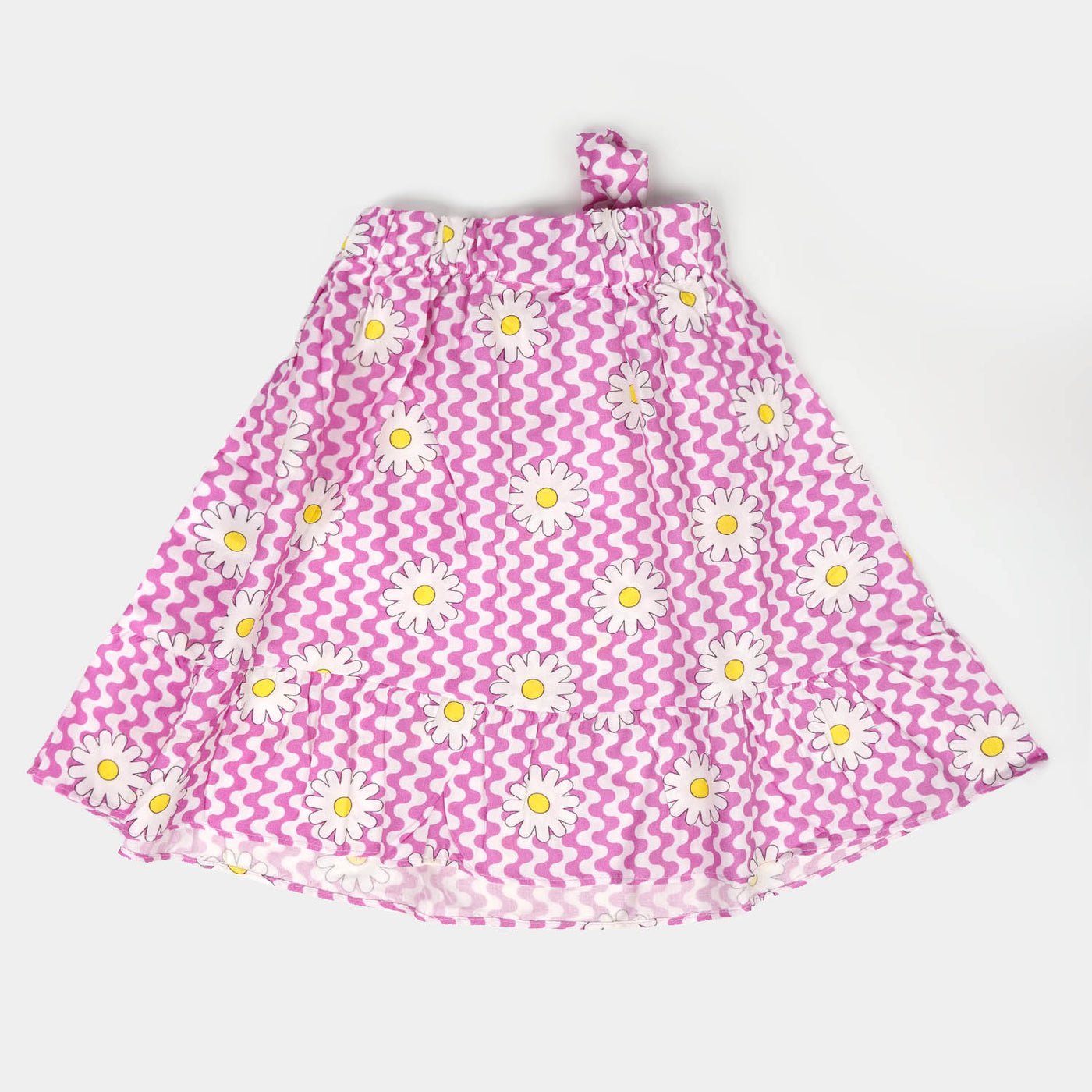 Girls Casual Skirt Flower - Pink