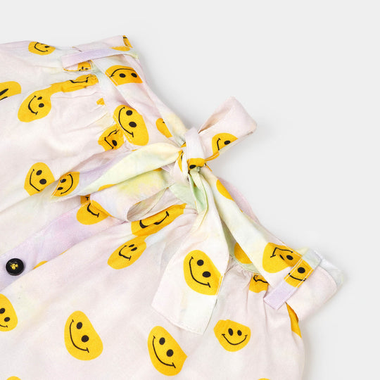 Girls Casual Skirt Smiley - Multi