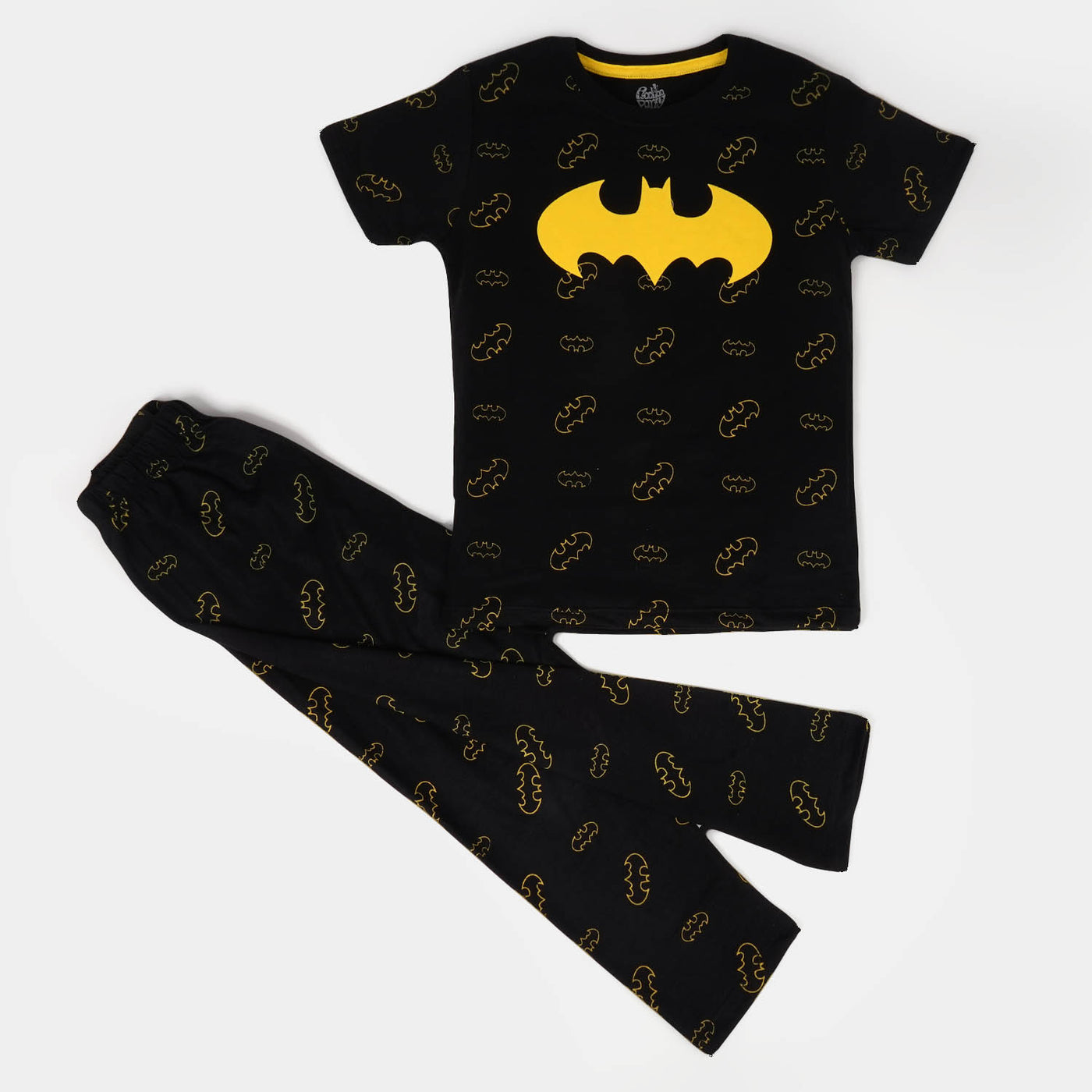 Boys Knitted Night Wear Character - BLACK