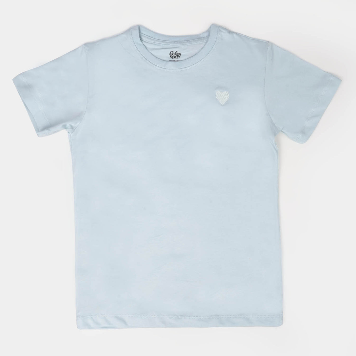 Girls Lycra Jersey T-Shirt - Sky Blue