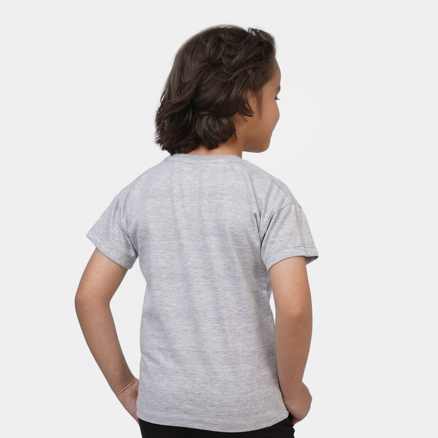 Boys Cotton T-Shirt Solar - Grey