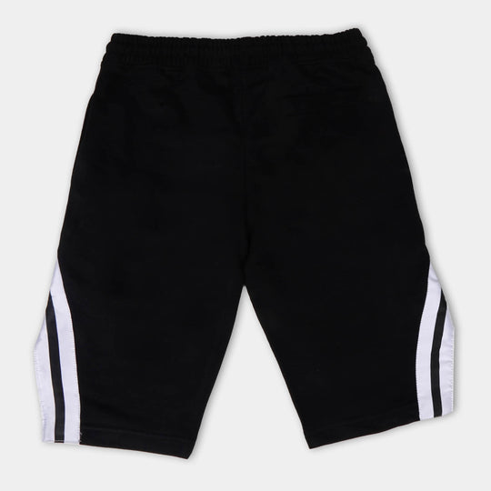 Boys Teens Knitted Short Superior - BLACK