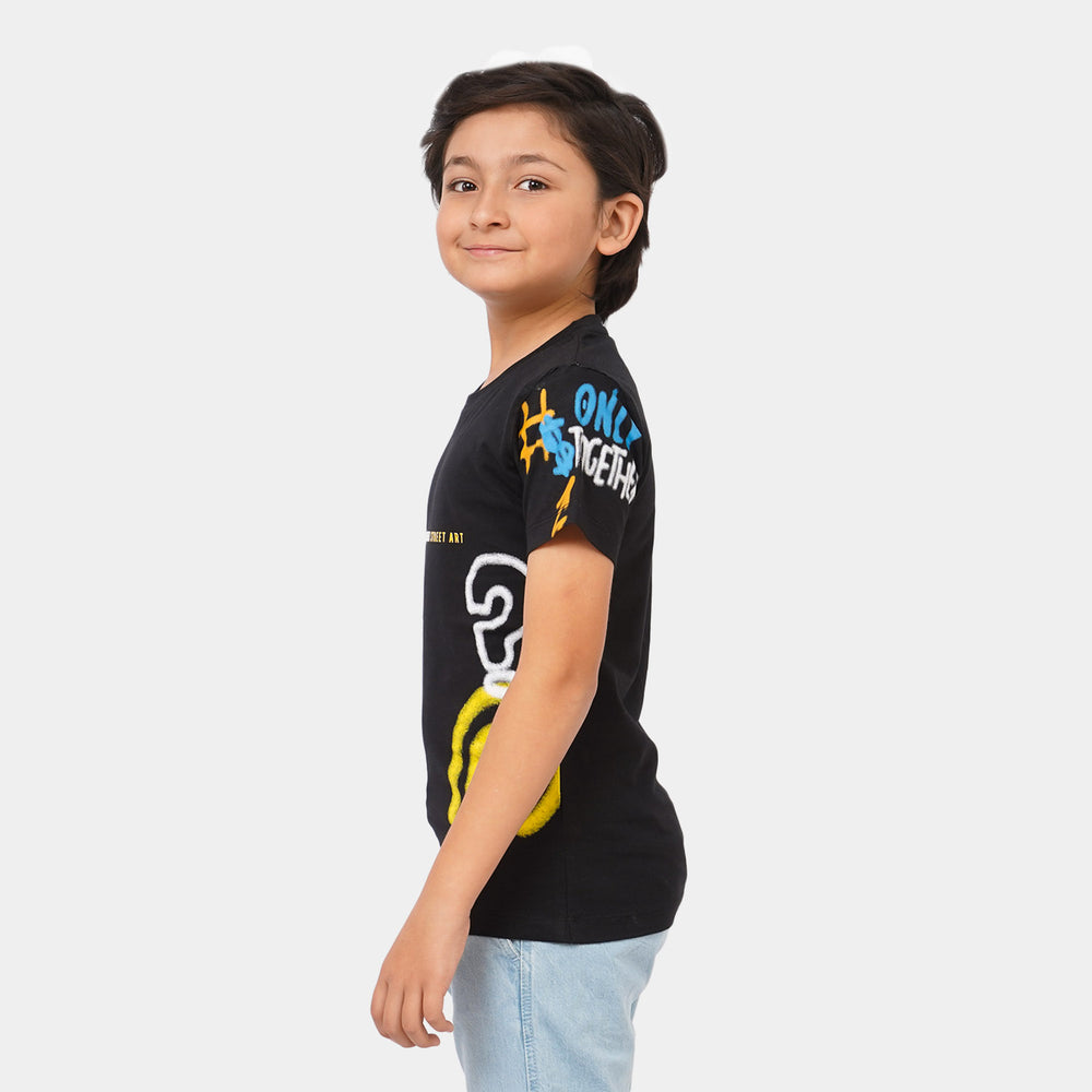 Boys T-Shirt Urban Artist - Jet Black