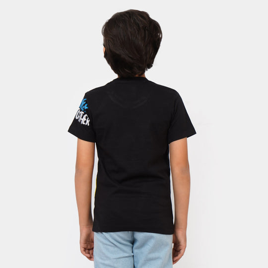 Boys T-Shirt Urban Artist - Jet Black