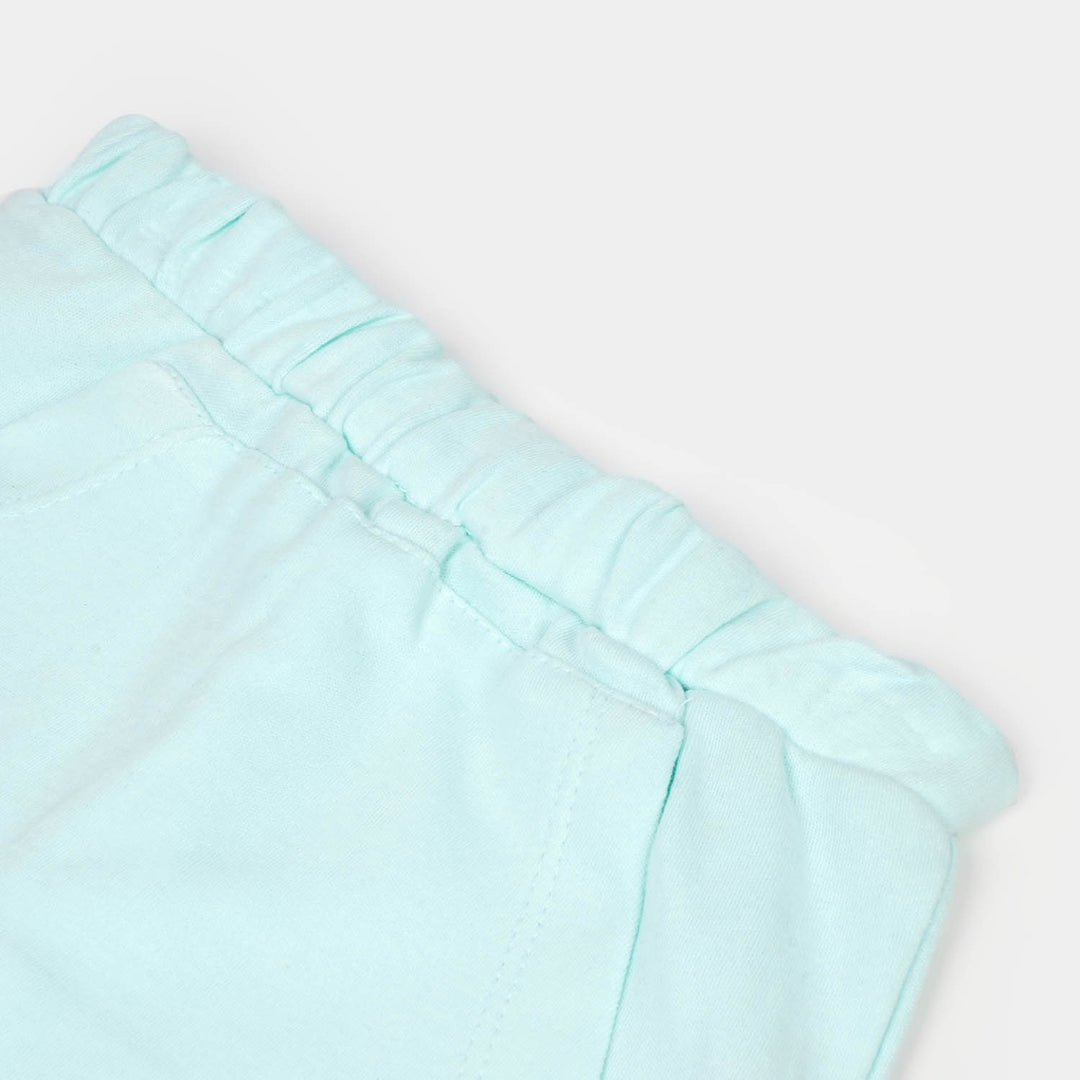 Infant Boys Cotton Set 2Pcs Beach Shark - Sea Green