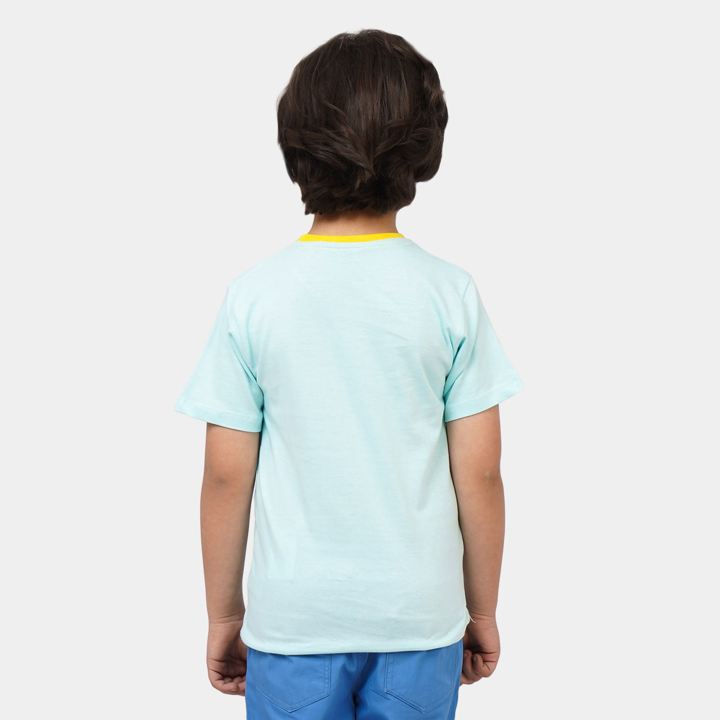 Boys Cotton T-Shirt Unstoppable - Sea green