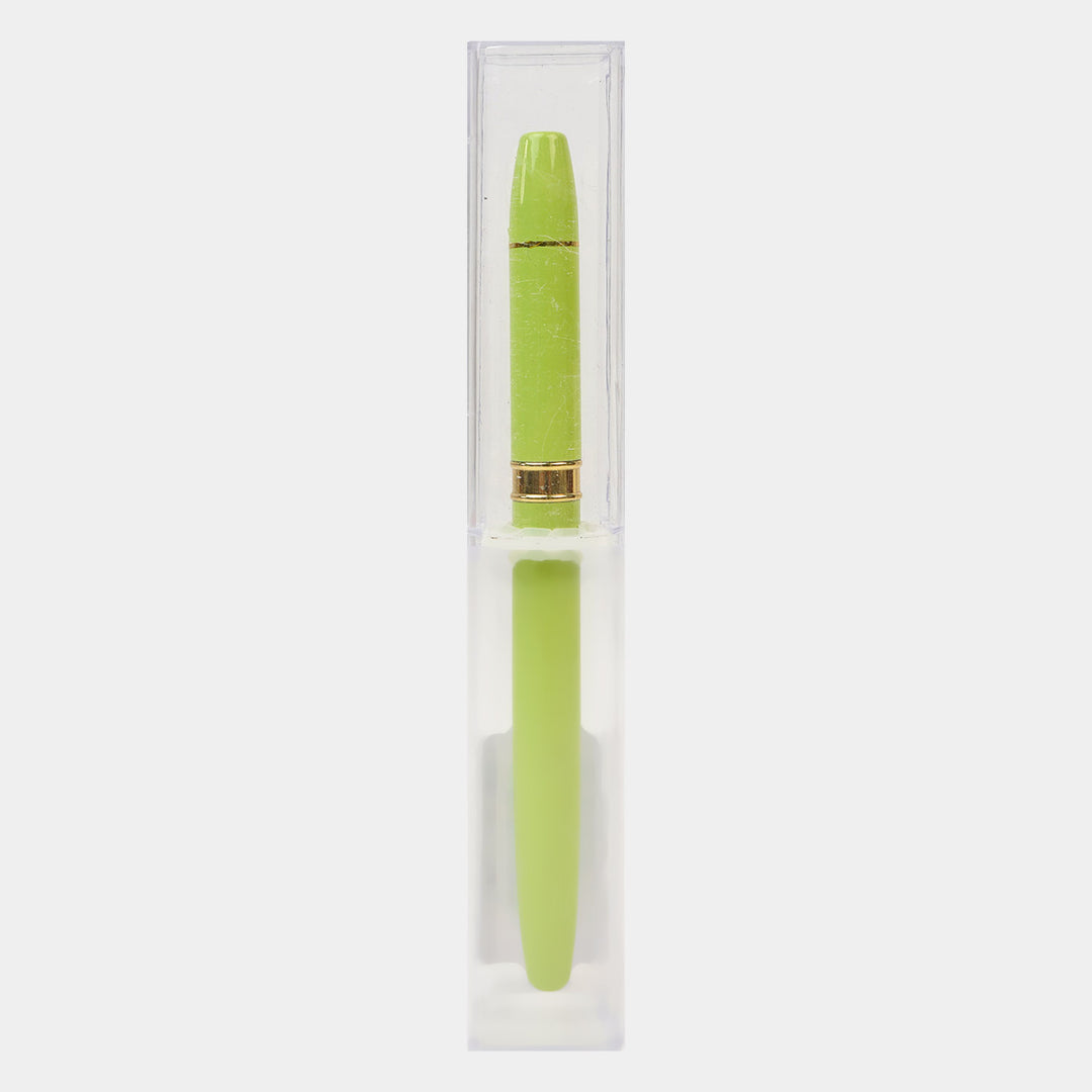 Fancy Fountain Ink Pen With Plastic Case