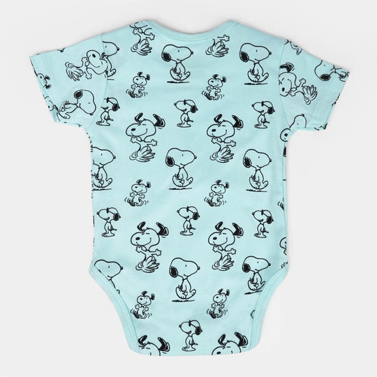 Infant Boys Cotton Set 2Pcs Character - Sky Blue