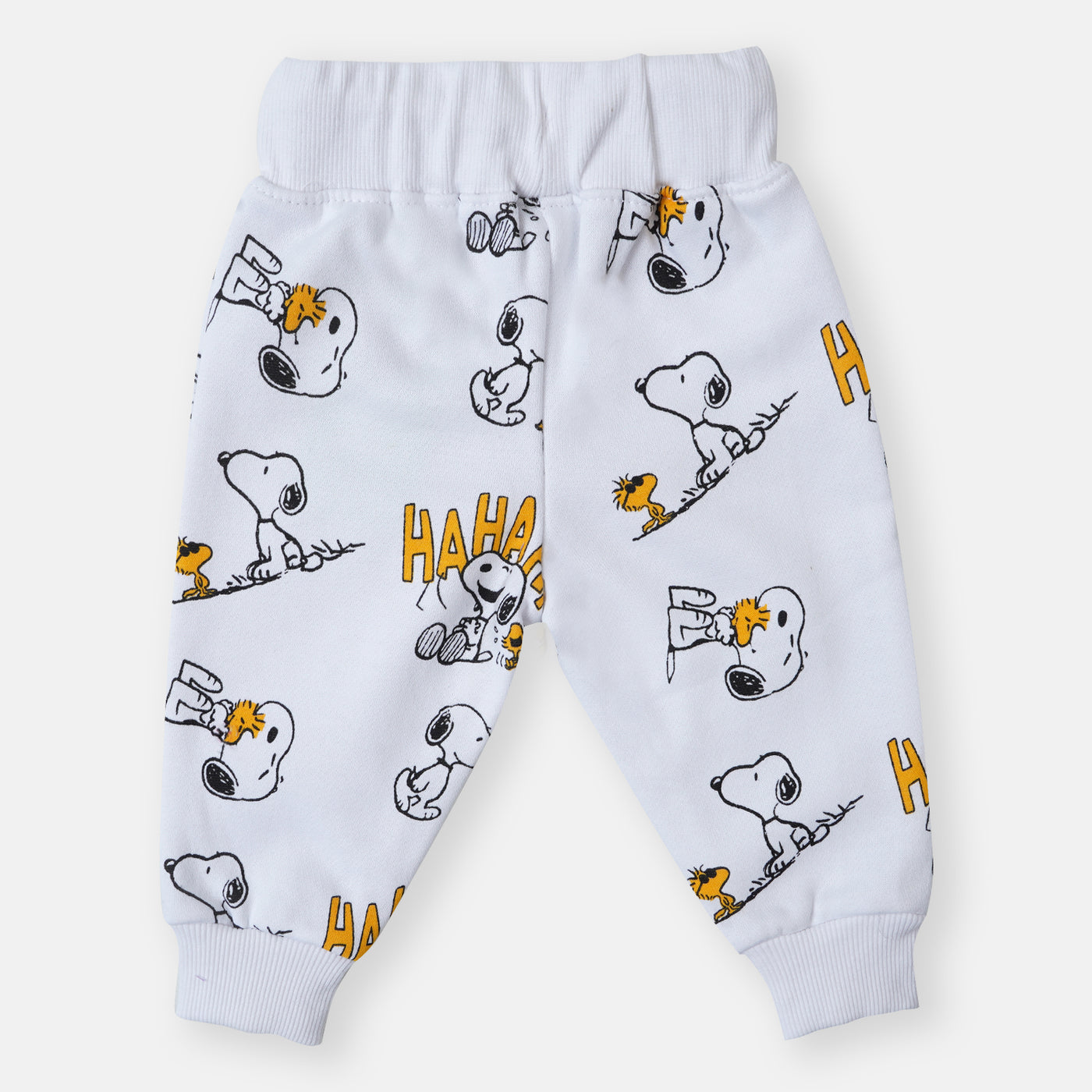 infant Boys Pyjama Haha - White