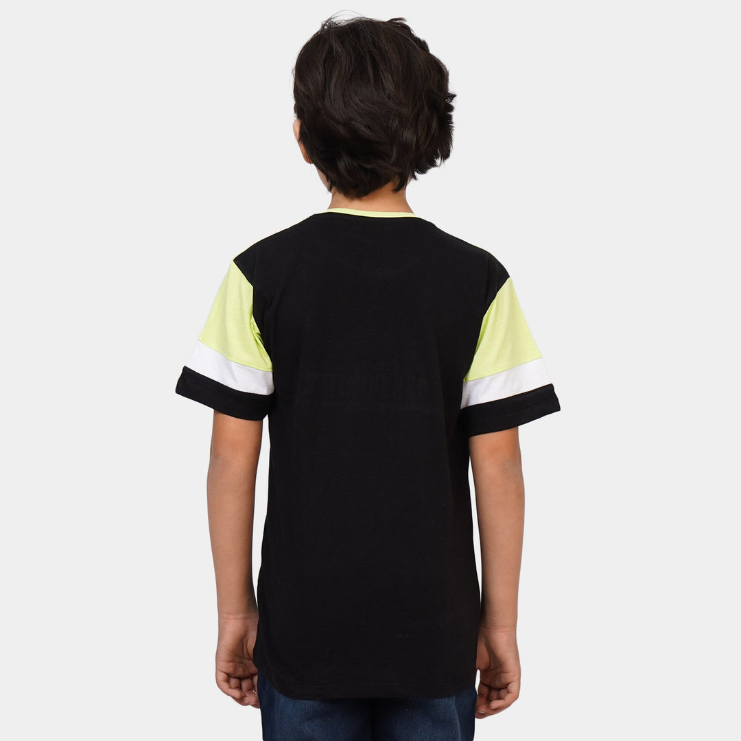 Boys Cotton T-Shirt Loose Control - Sharp Green