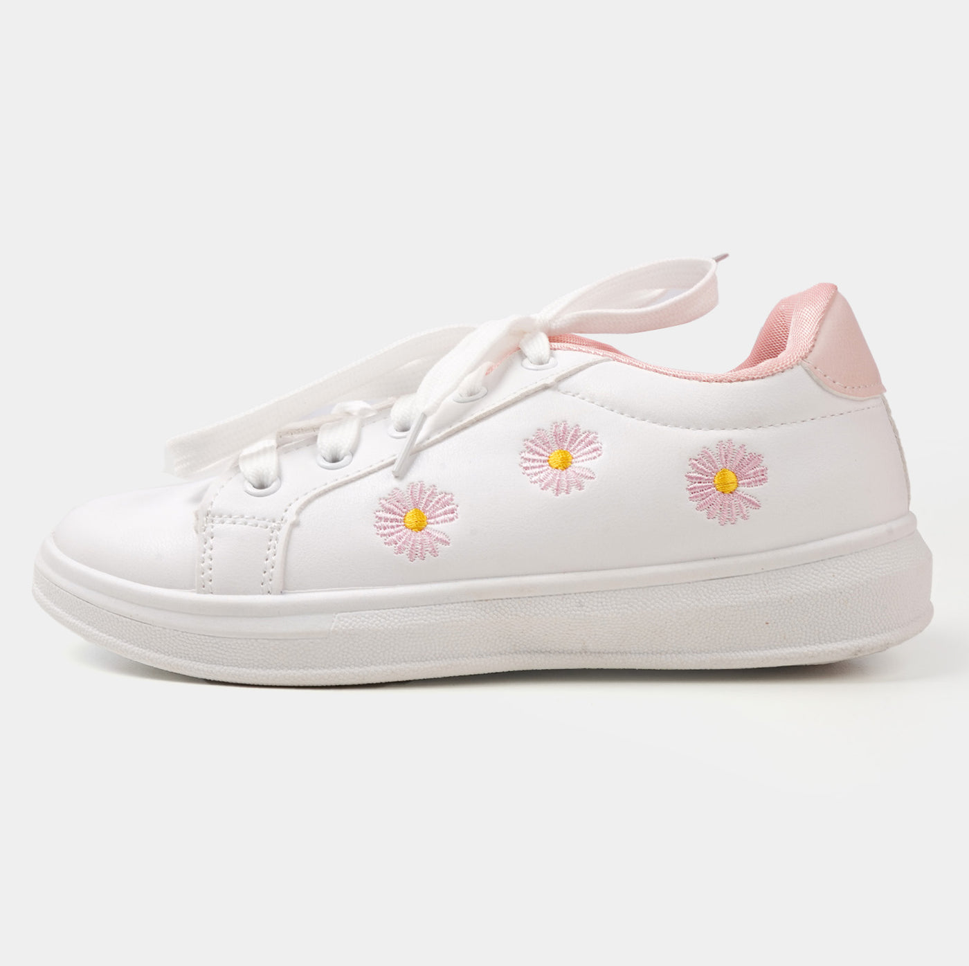 Teens Girls Sneakers SK IS-1 - White/Pink