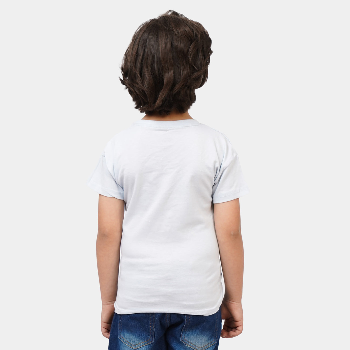 Boys Cotton T-Shirt Jurassic World - Ancient White