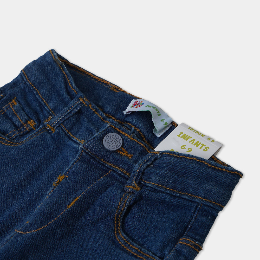 Infant Boys Pant Denim Monster - Mid Blue