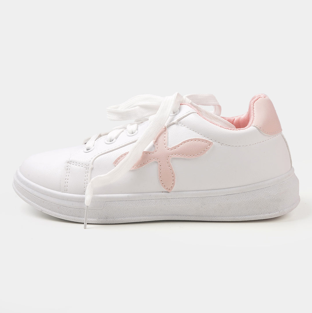 Teens Girls Sneakers W30 - White/Pink