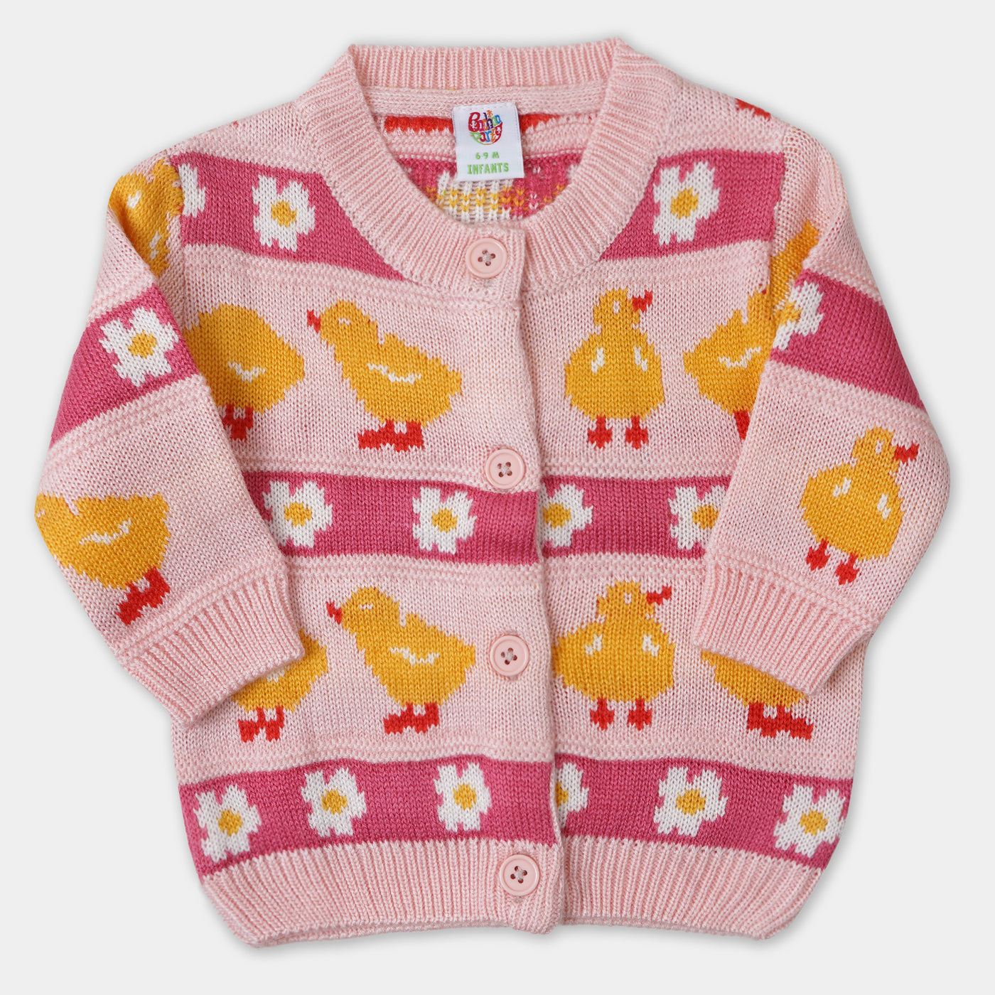 infant Girls Sweater Chick - Pink