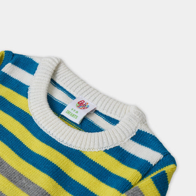 Infant Boys Sweater Groovy Stripe - Multi