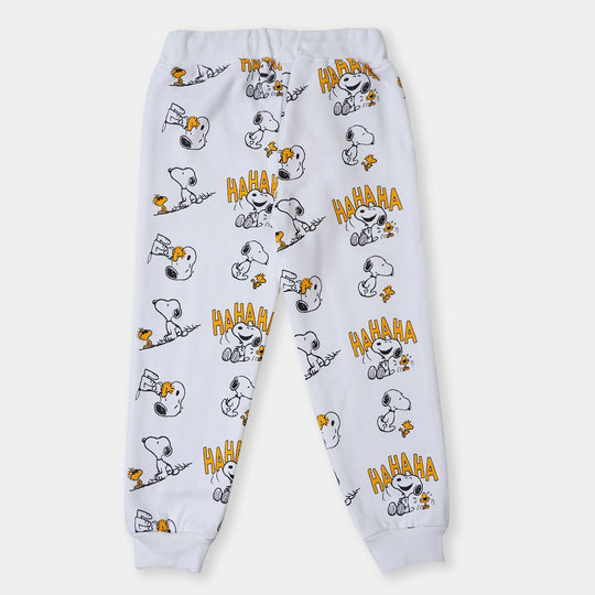 Boys Pyjama Haha - White