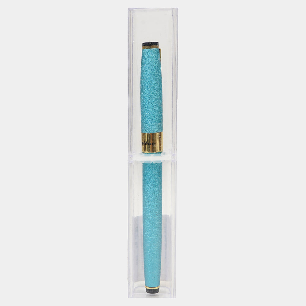 Fancy Fountain Ink Pen With Plastic Case