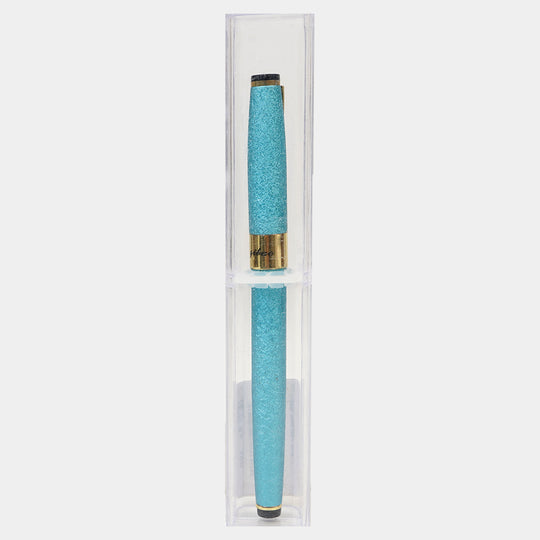 Fancy Fountain Ink Pen With Plastic Case