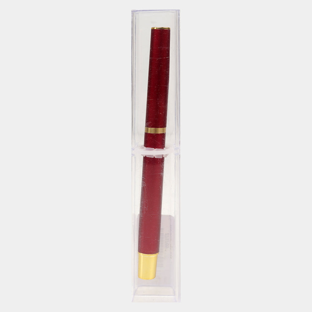 Fancy Fountain Ink Pen With Plastic Case