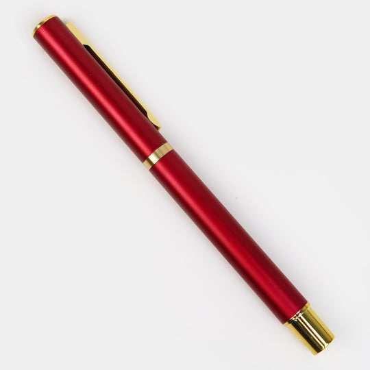 Fancy Fountain Ink Pen With Plastic Case