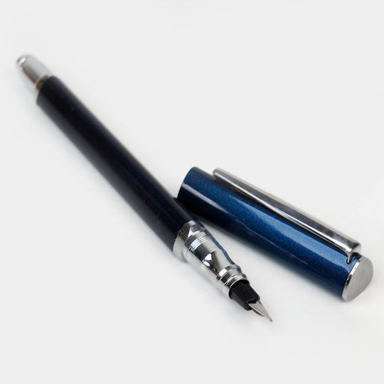 Fancy Fountain Ink Pen With Plastic Case