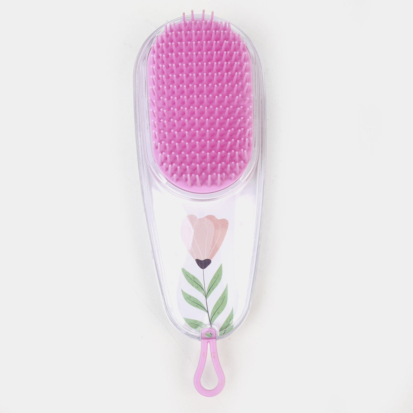 Transparent Glitter Hair Brush For Girls