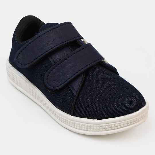 Boys Dual Straps Sneaker Sk 203-16 - Navy