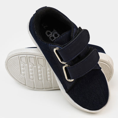 Boys Dual Straps Sneaker Sk 203-16 - Navy