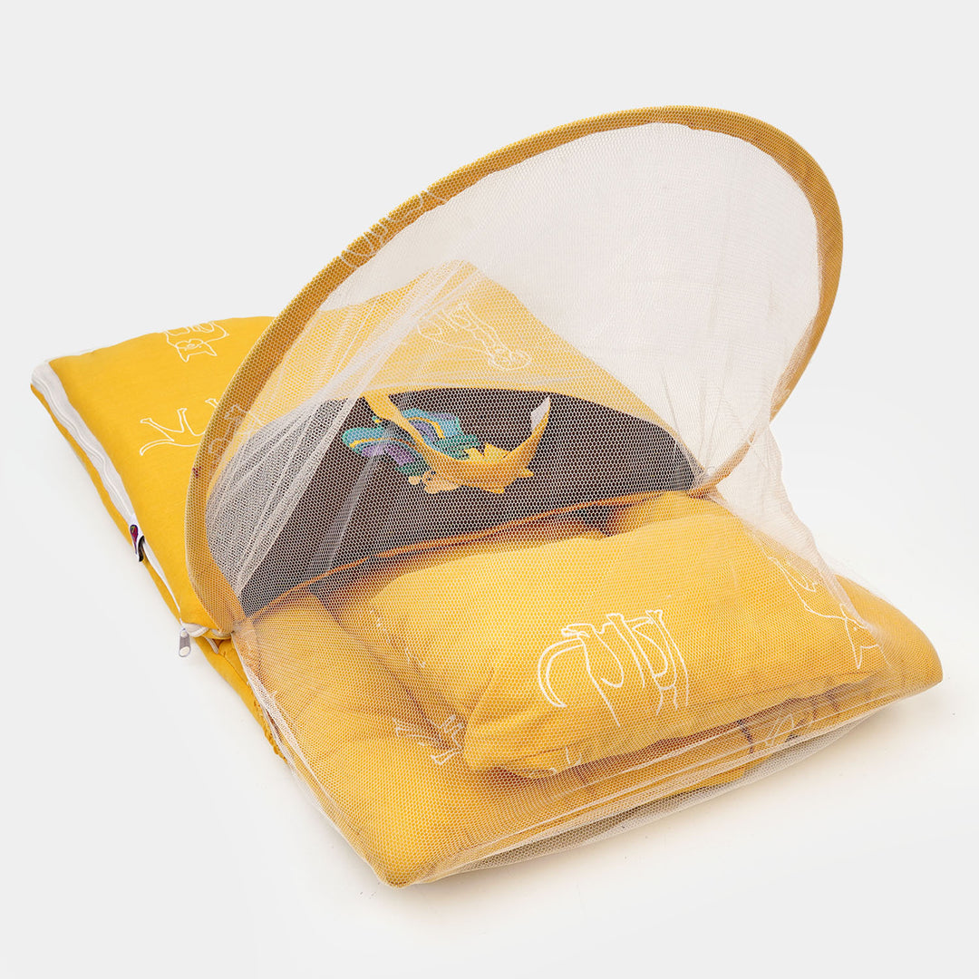 Infant Baby Carry Nest With Pillow 4PCs Set | Yellow