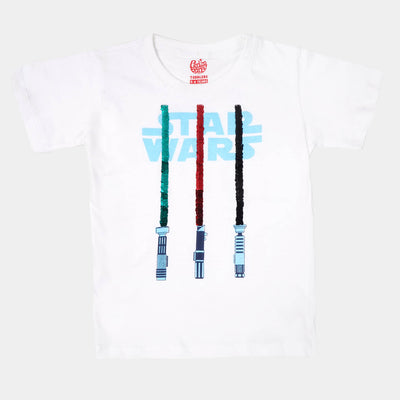 Boys T-Shirt H/S  - White