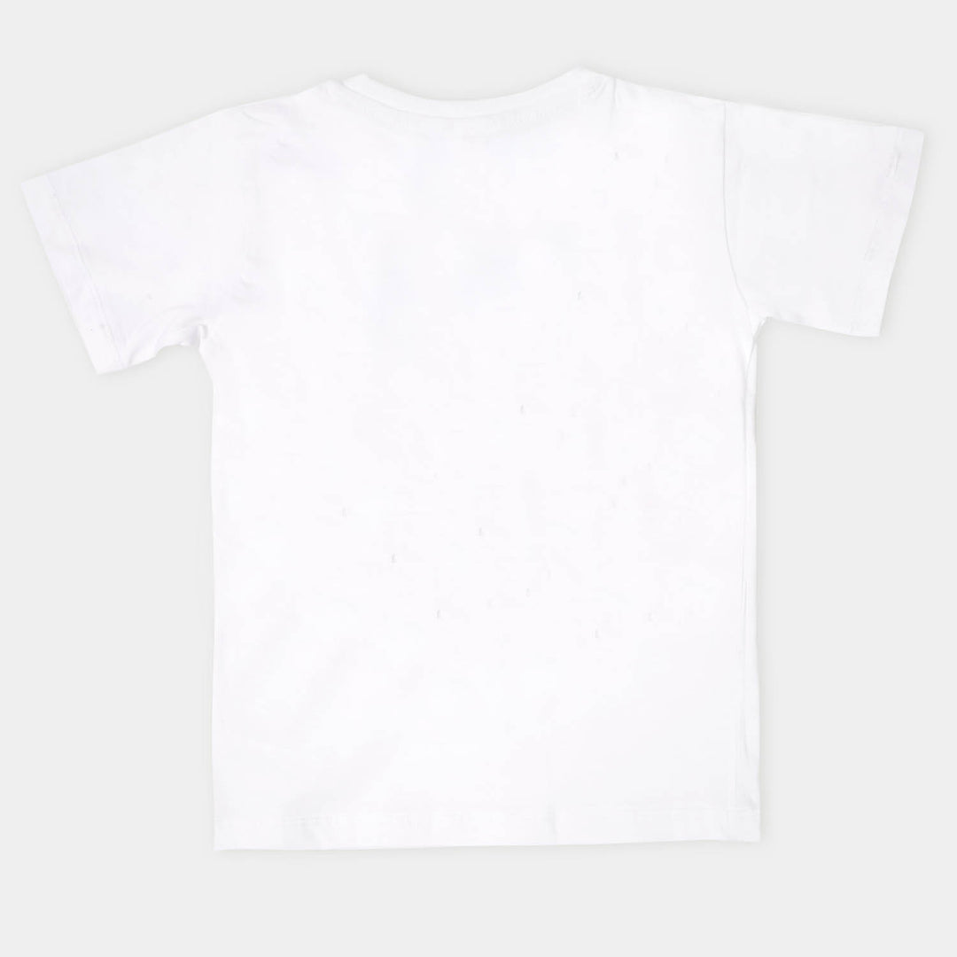 Boys T-Shirt H/S  - White